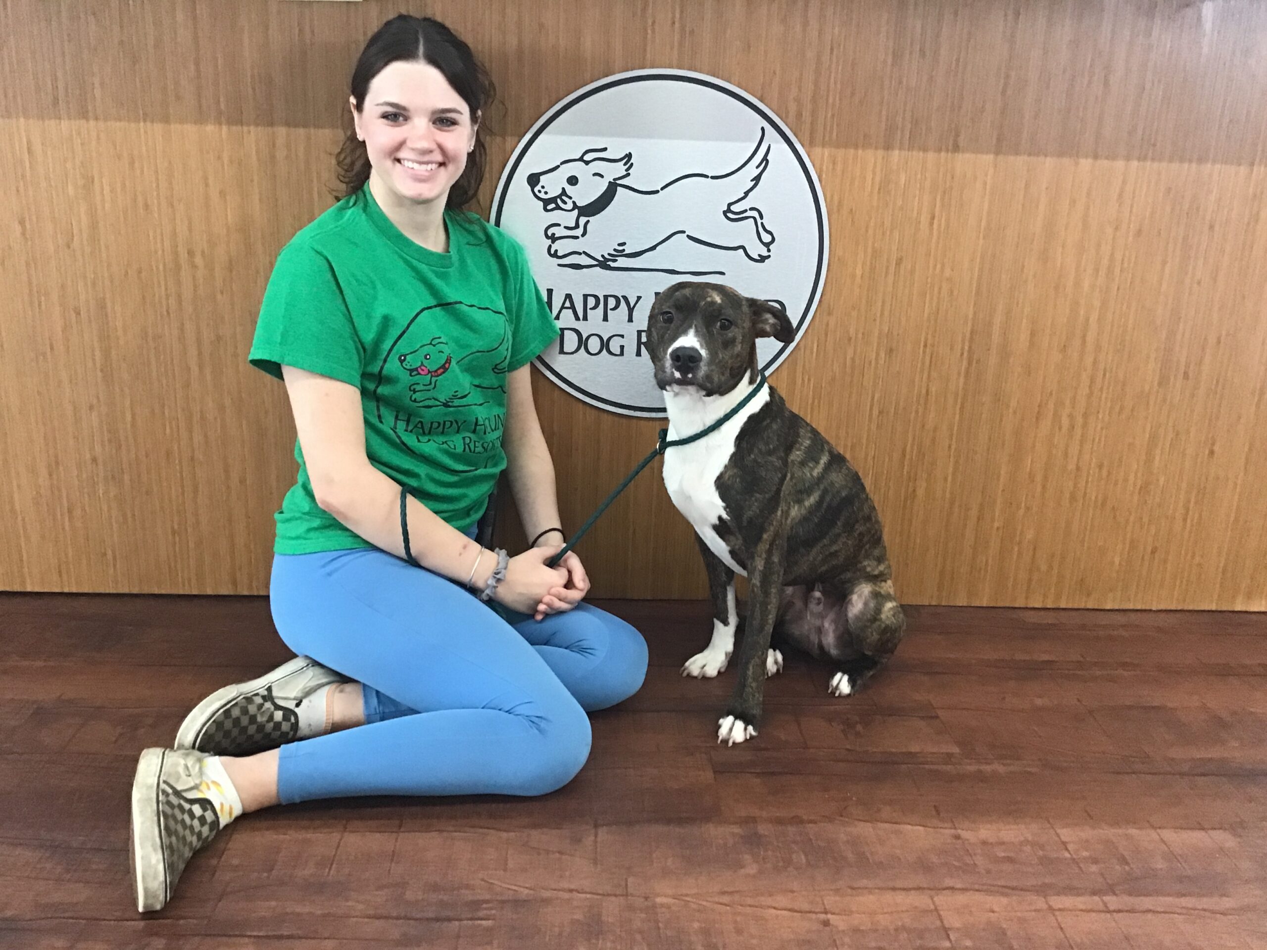 Abby with Nacho at Shirley Ave
